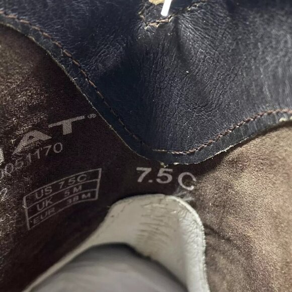 NEW ARIAT Womens Chandler Cowboy Boots Size 7.5C Ankle X-Toe  Mid Heel Brown - Picture 12 of 14